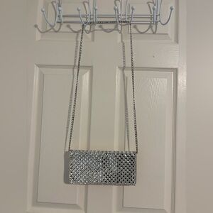 Silver Chain Evening Clutch